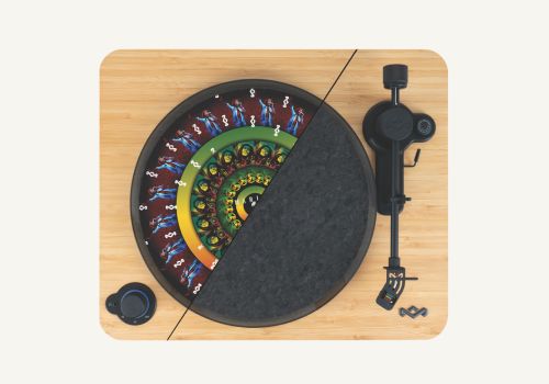 מבט מעל - פטיפון STIR IT UP LUX מארלי (2)